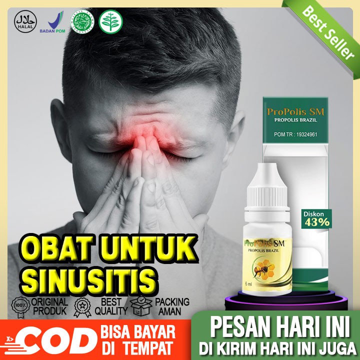 Obat Tetes Sinusitis, Hidung Bau Busuk - ProPolis SM Obat Herbal Alami