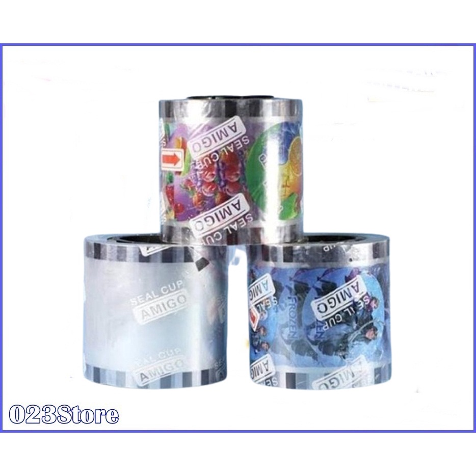 Plastik Lid Cup Sealer - Tutup Gelas Plastik Roll / Seal Cup 1000 Tutup Gelas Plastik