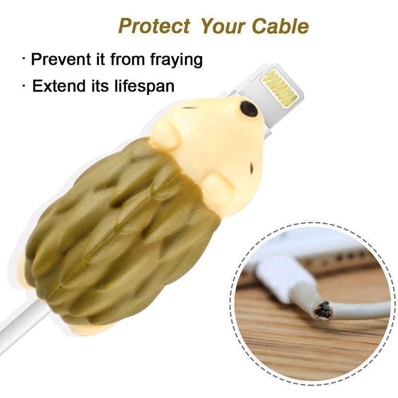 Pelindung Kabel Bentuk Hewan Lucu  Cable Bite Cable Saver Cable Protector