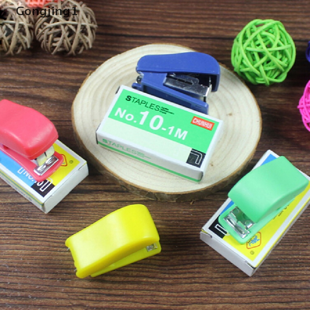 Gongjing1 Stapler Super Mini Untuk Rumah / Kantor