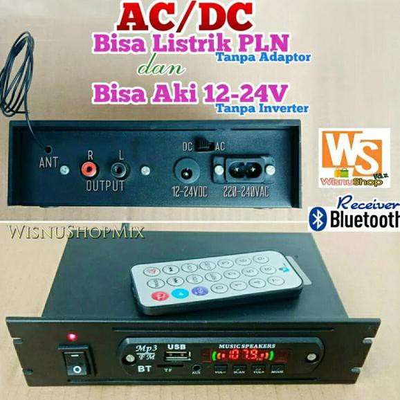 Fikashop000 | Rakitan Mp3 Usb Fm Bluetooth Player Ac/Dc