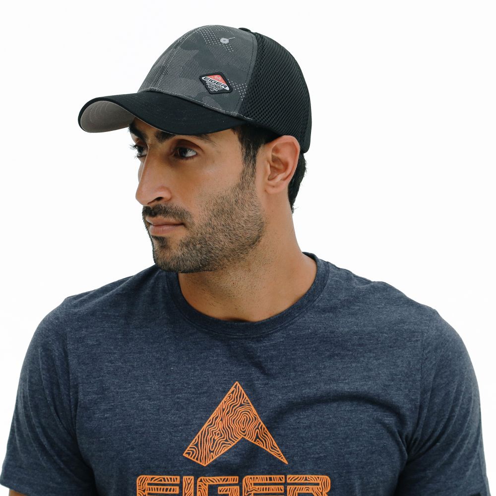 V bismillahEIGER FLAG RIDE 1.1 CAP BLACK topi
