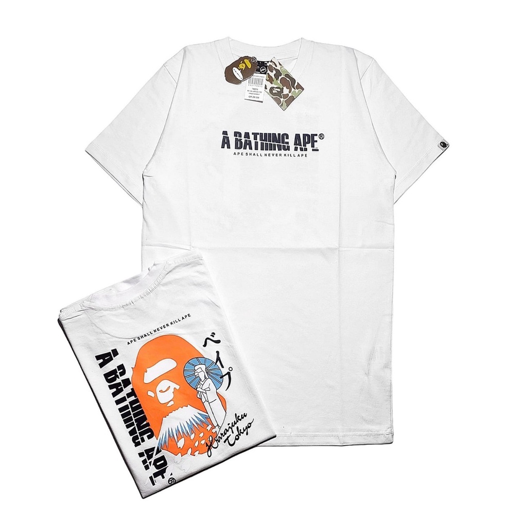 T-Shirt A Bathing Ape I Kaos A Bathing Ape Premium Quality.