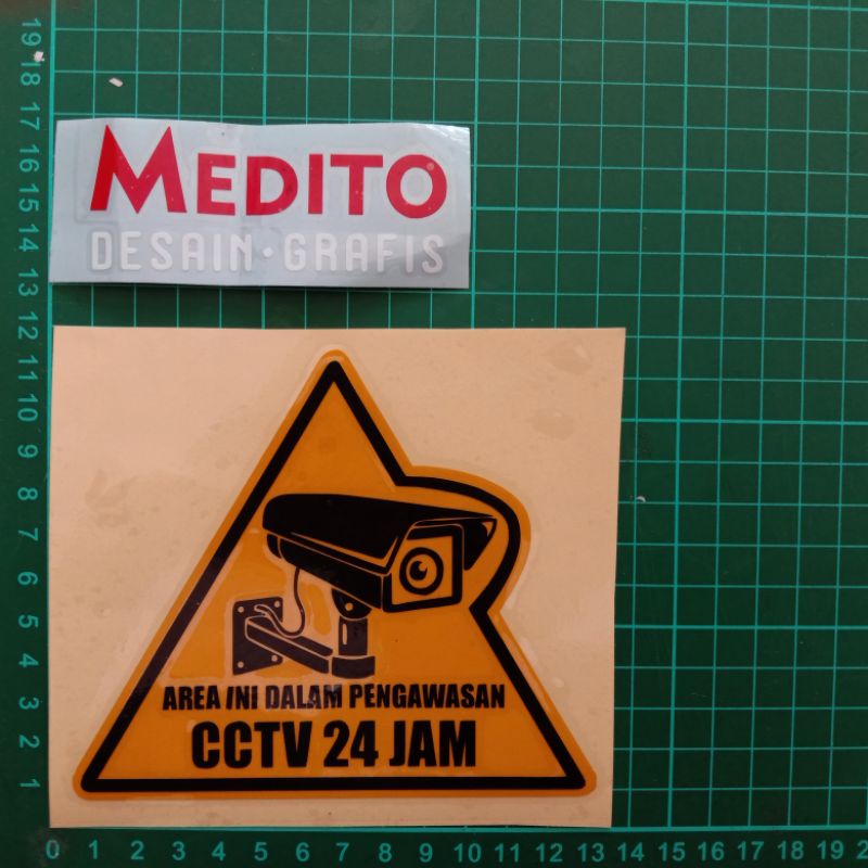 Sticker Cutting CCTV 24 JAM