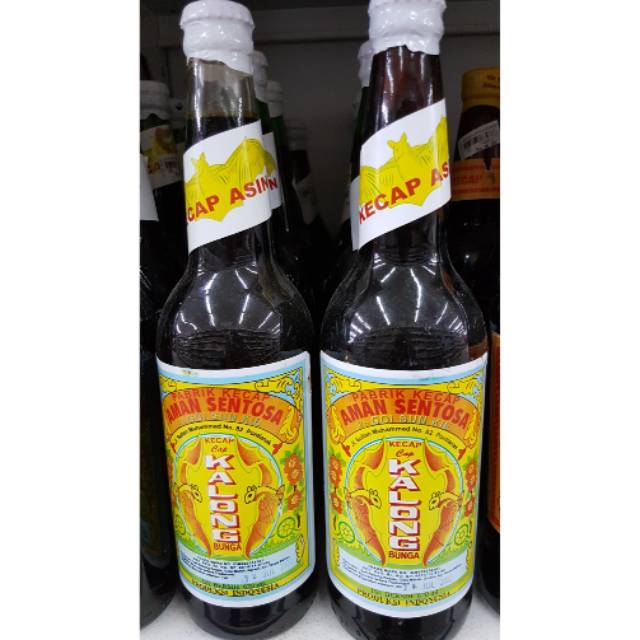 Kecap Asin cap Kalong 600ml KEMASAN BOTOL PLASTIK