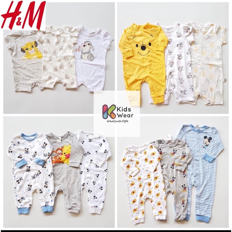 Hnm disney romper sleepsuit