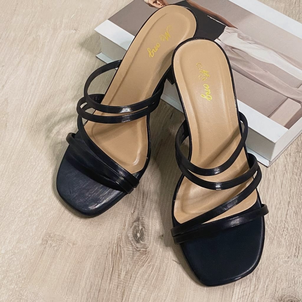 Ms Sandal High Heels Hak Tahu Strappy Heeled Wanita Impor Murah Msh 05