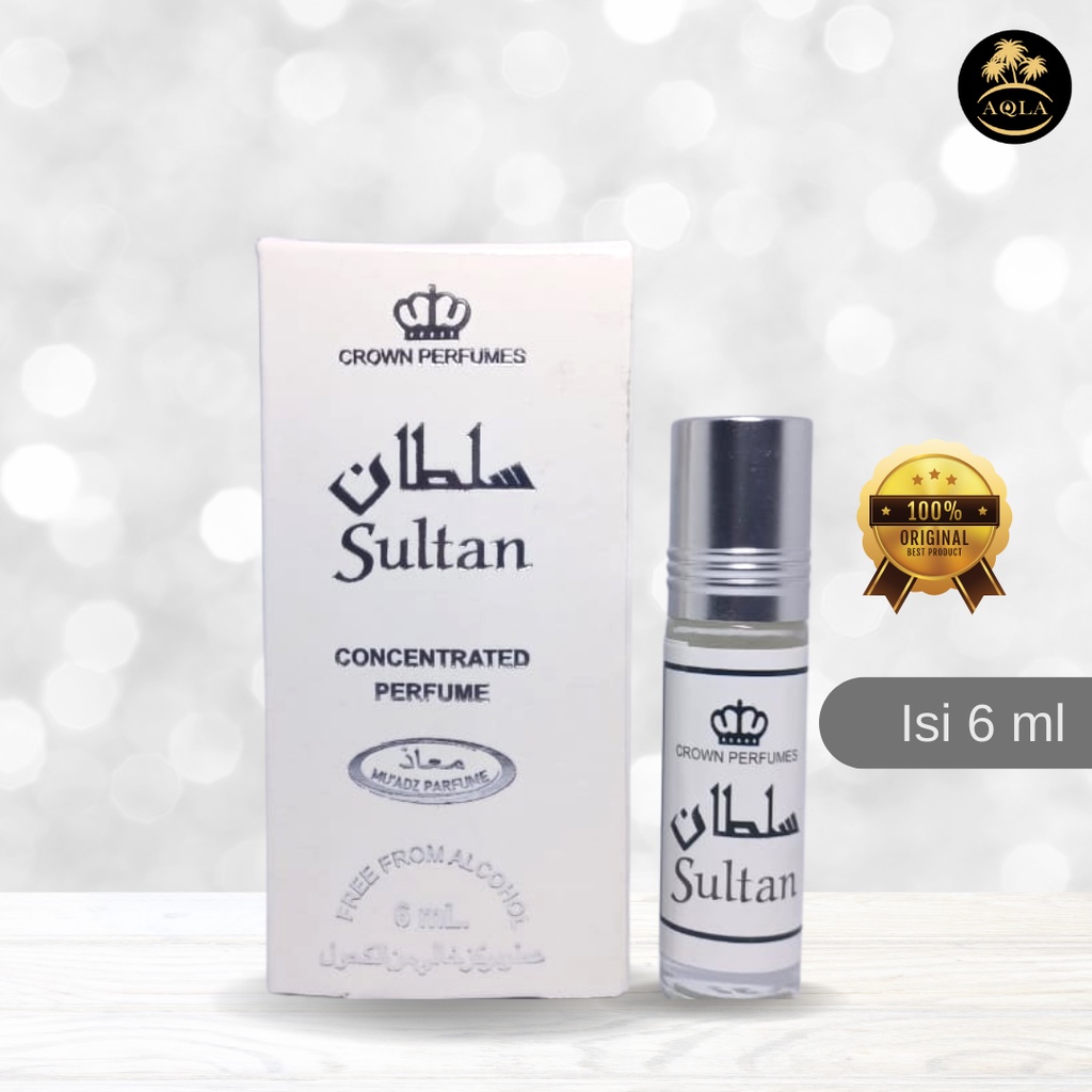 PARFUM MINYAK WANGI SILVER SULTAN LOVELY 6ML MUADZ PARFUME