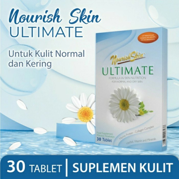 Nourish Skin Ultimate 15 dan 30 Tablet Vitamin Kulit Perbaiki Kulit Mati Original 100%