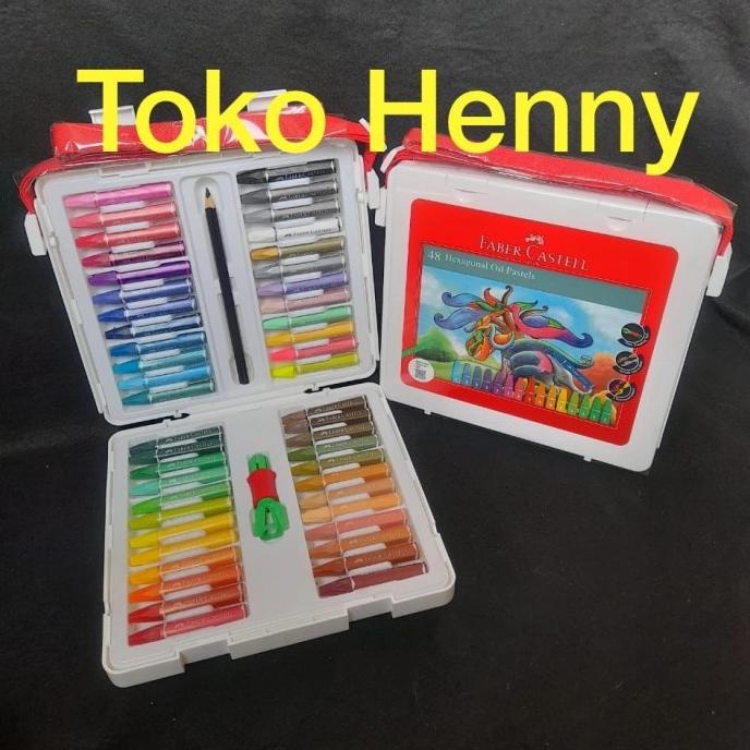 

Crayon Oil Pastels Faber Castell isi 48 warna