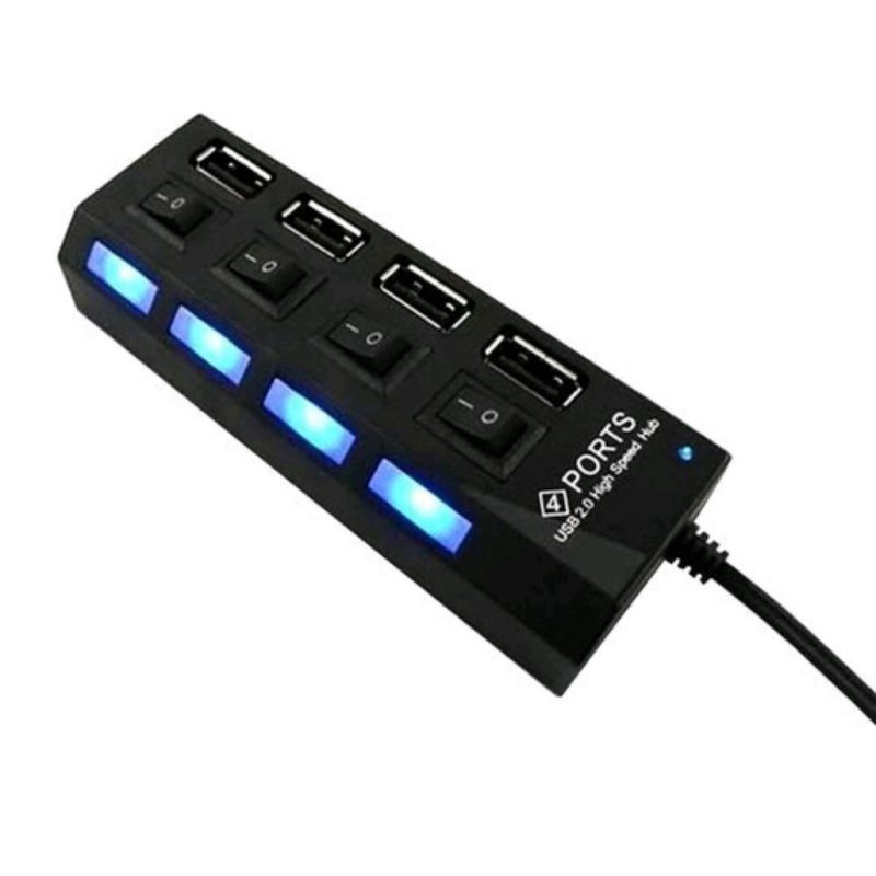 USB Hub Saklar 4-Port USB 2.0 / USB Hub 4 Port / USB 2.0 / USB Hub