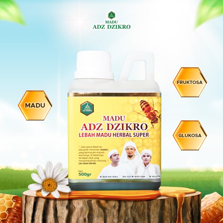 

ADZ DZIKRO Madu Kesehatan Herbal Super Original 500 Gram