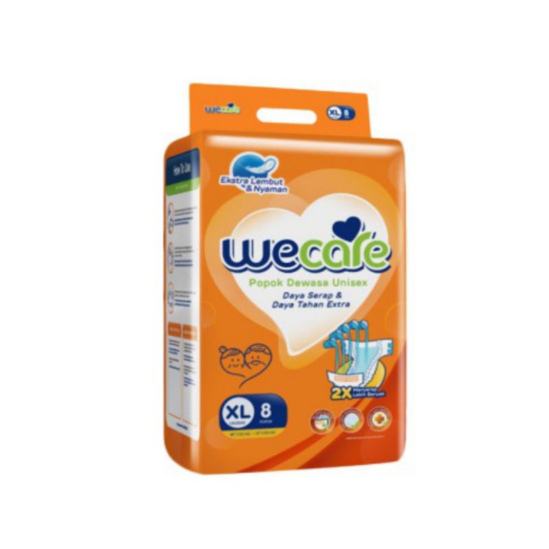 WECARE ADULT XL 8 POPOK PEREKAT DEWASA WE CARE