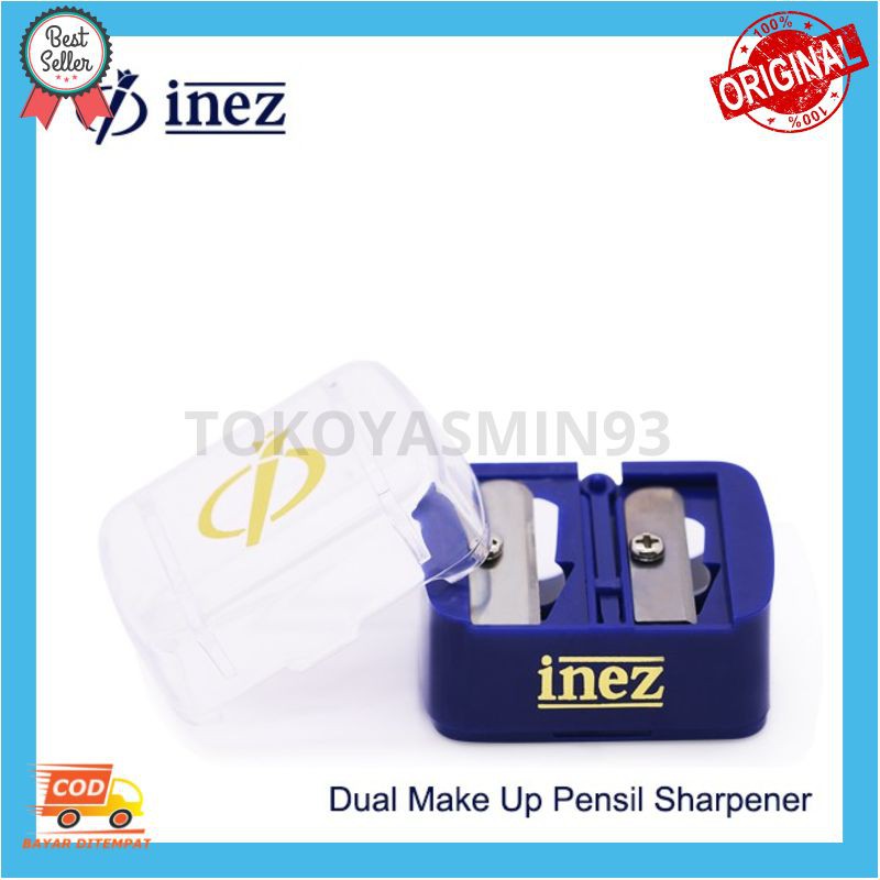 Inez Dual Makeup Pencil Sharpener Murah