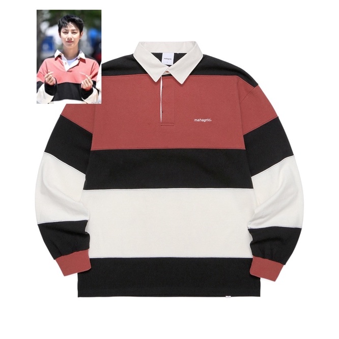 [PO] MAHAGRID RUGBY POLO LONGSLEEVE RENJUN NCT