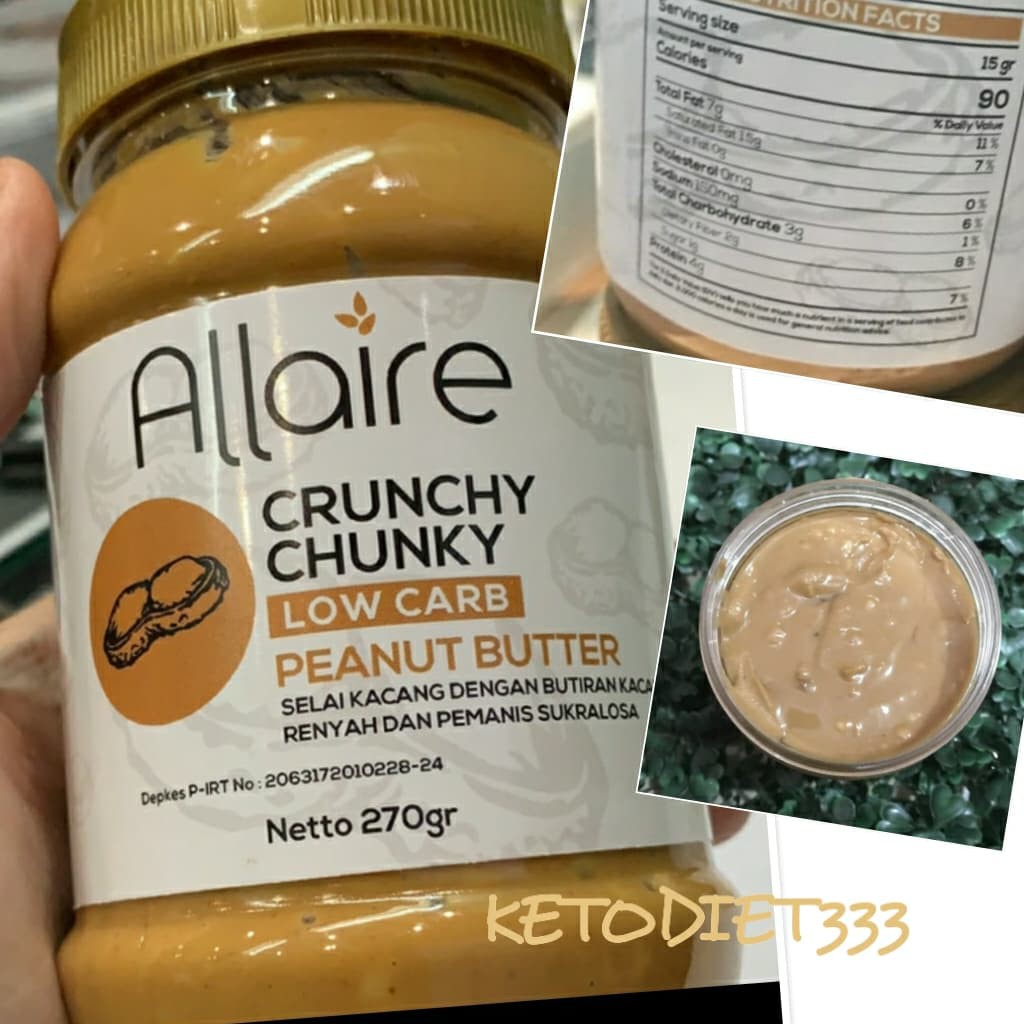 

PROMO KETOBETIC CRUNCHY CHUNKY PEANUT BUTTER SELAI KACANG UNTUK DIET KETO TERMURAH