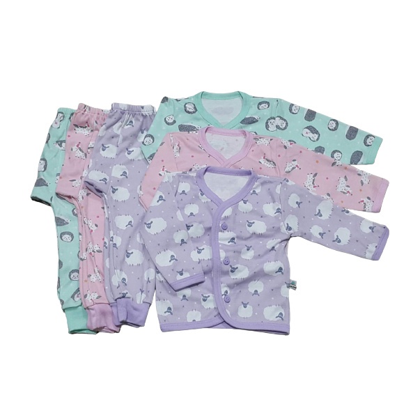 Little Owl 3in1 Setelan Oblong Panjang Celana Panjang Bayi SNI/Piyama Baju Tidur Bayi