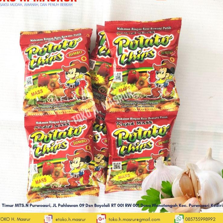 

グ Snack Potato Chips / Golden Chips Kripik mass ➶