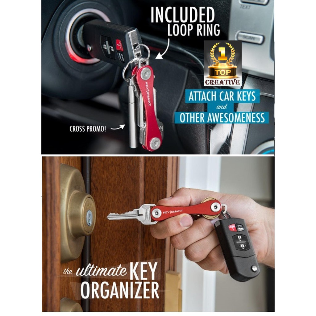 KEYSMART Army Style keychain Gantungan Kunci UNIK Keychain Organizer