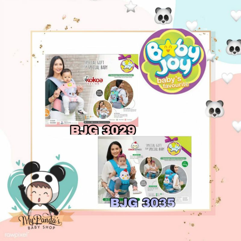 BABY JOY Hipseat Gendongan Bayi Depan Duduk Perlengkapan Bayi Karawang