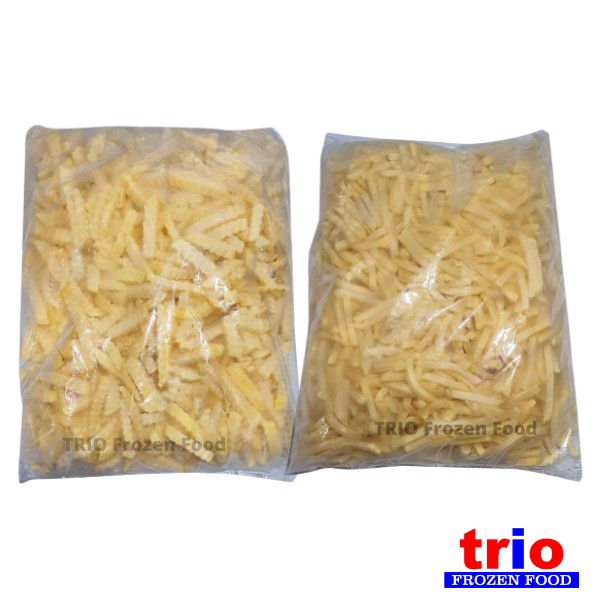 

AVIKO Kentang Goreng Curah Import Shoestring Crinkle Cut 2,5kg