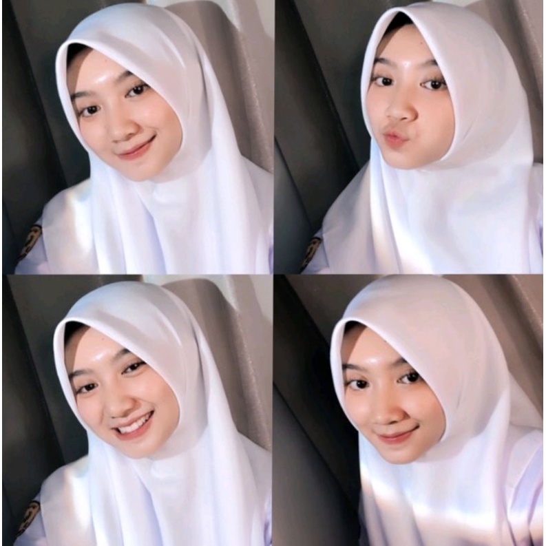JILBAB SEGI EMPAT POLOS NECI BUAT ANAK SEKOLAH /SEGI EMPAT ANAK SEKOLAH BAHAN KATUN