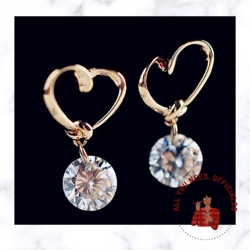 ✿AYN✿  Anting love FA30 Mutiar Tusuk Berlian Love