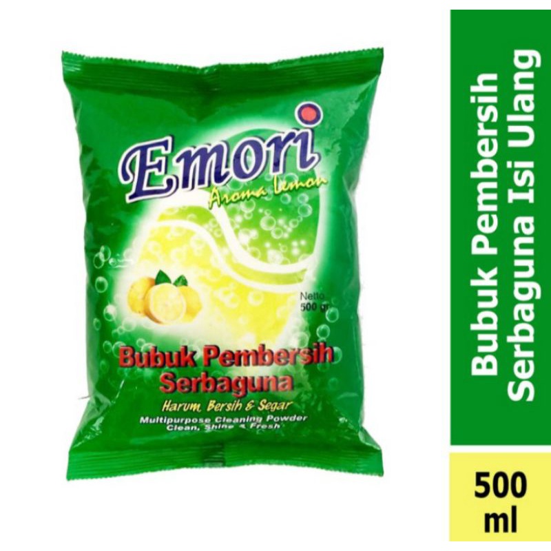 EMORI Bubuk Pembersih Serbaguna (500 g / Bungkus).