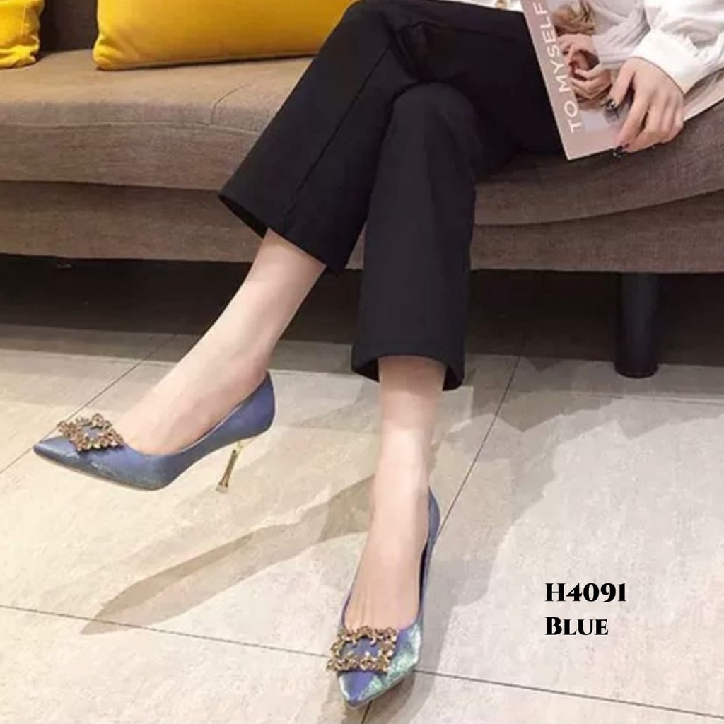 RESTOCK WYN SEPATU HEELS STILETTO FASHION KOREA HEELS ELEGANT KOREA STYLISH H4091