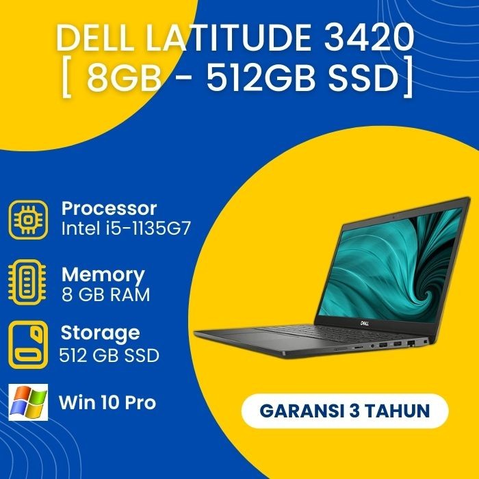 Laptop Dell Latitude 3420 / 11th 8/512 New