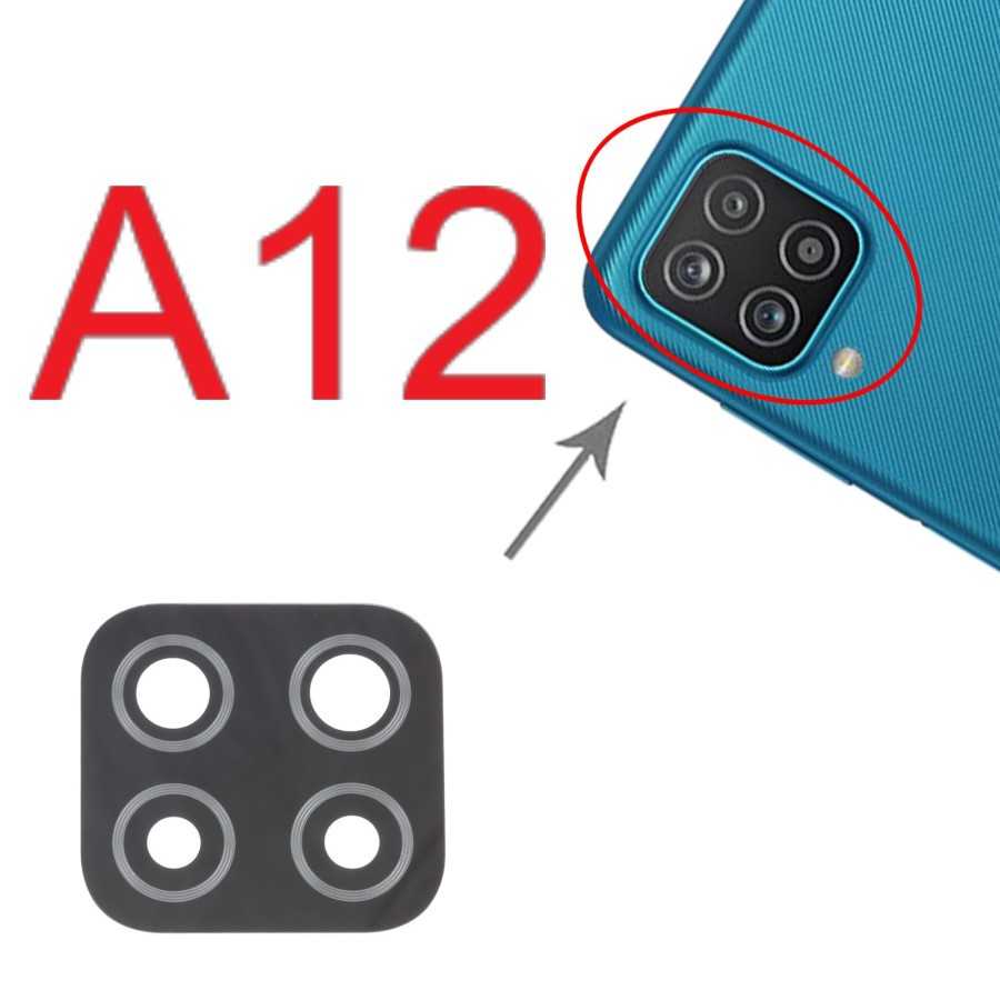 Lensa Kaca Kamera Belakang - Samsung Galaxy A12
