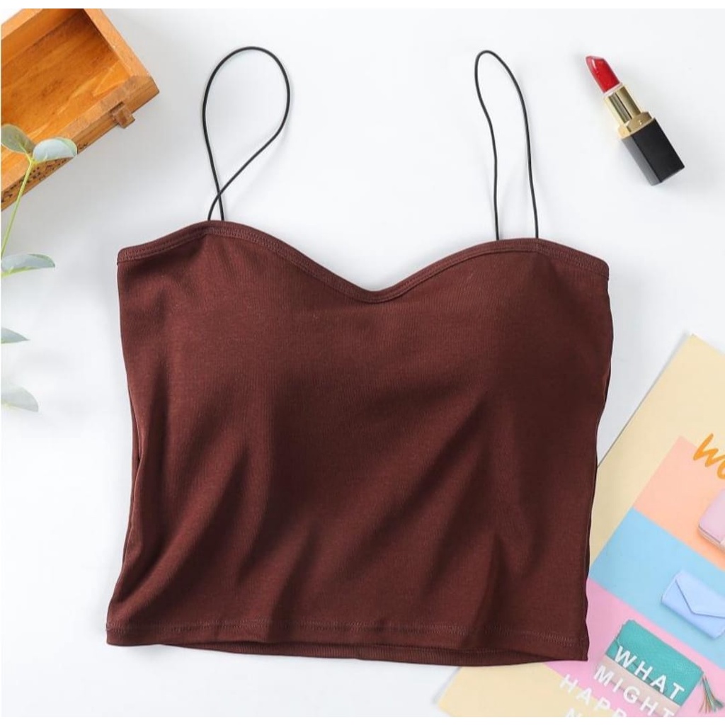 Celyne Bra Tanktop Fashion Wanita Tanpa Kawat BH Pakaian Dalam Wanita 1046