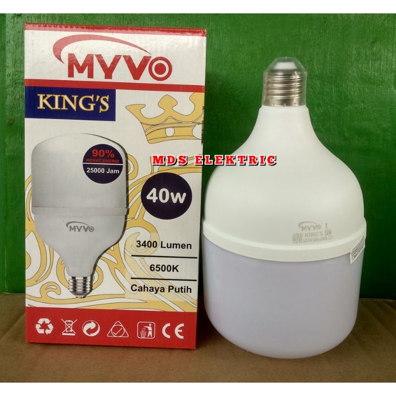 LAMPU LED CAPSUL MYVO KING'S 40 WATT CAHAYA PUTIH