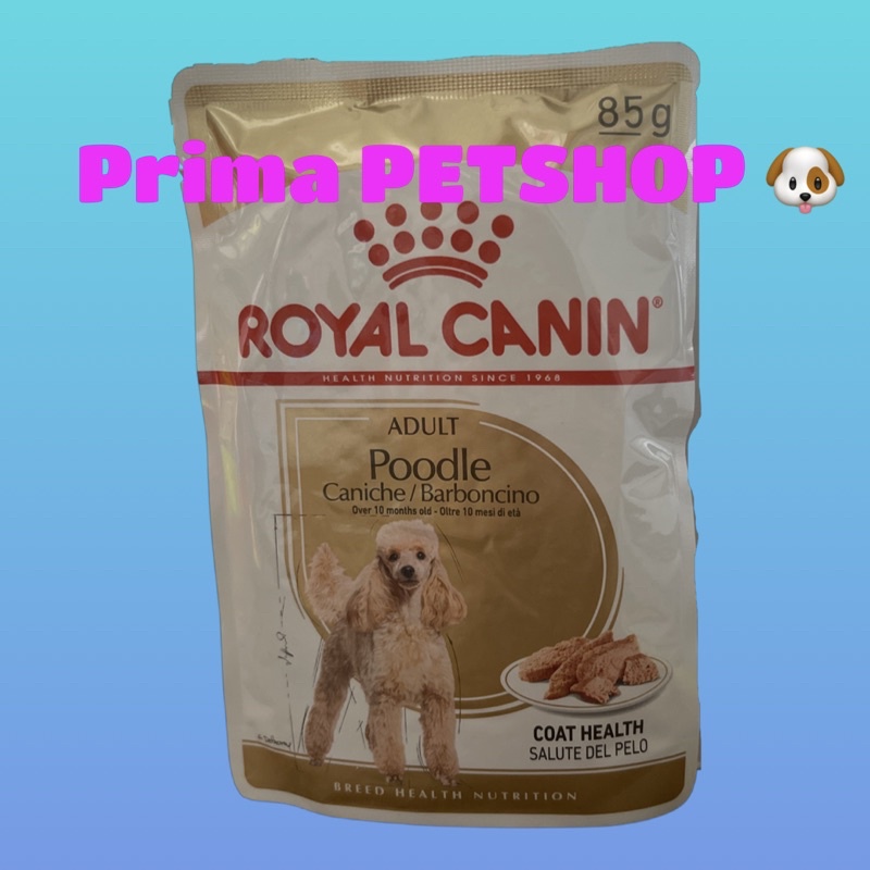 ROYAL CANIN POUCH POODLE DOG 85gr makanan anjing poodle adult dewasa