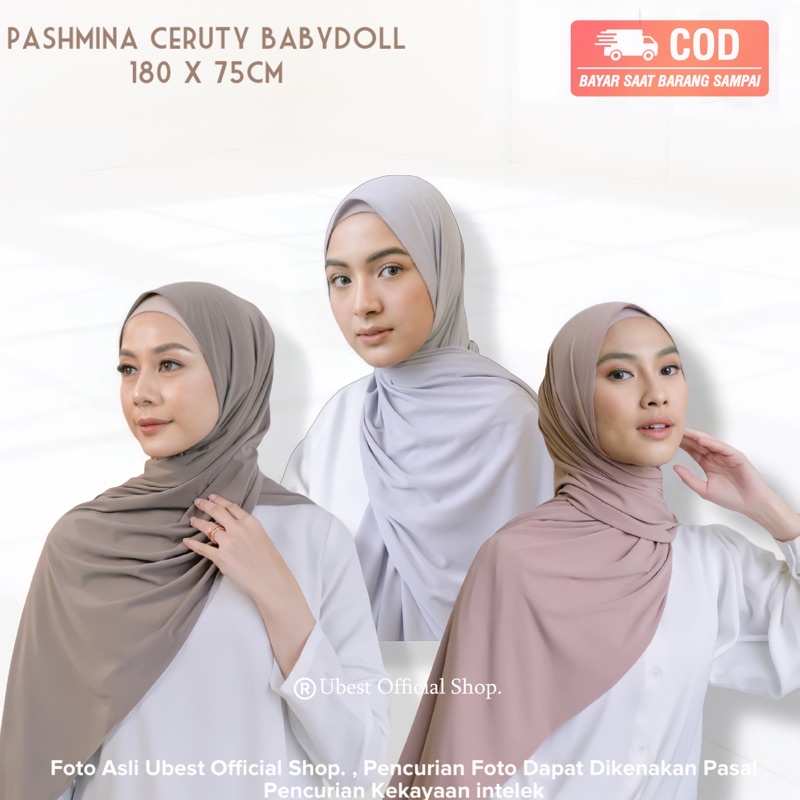 Pashmina Ceruty Babydoll Premium / Pashmina / Hijab Pashmina Ceruti