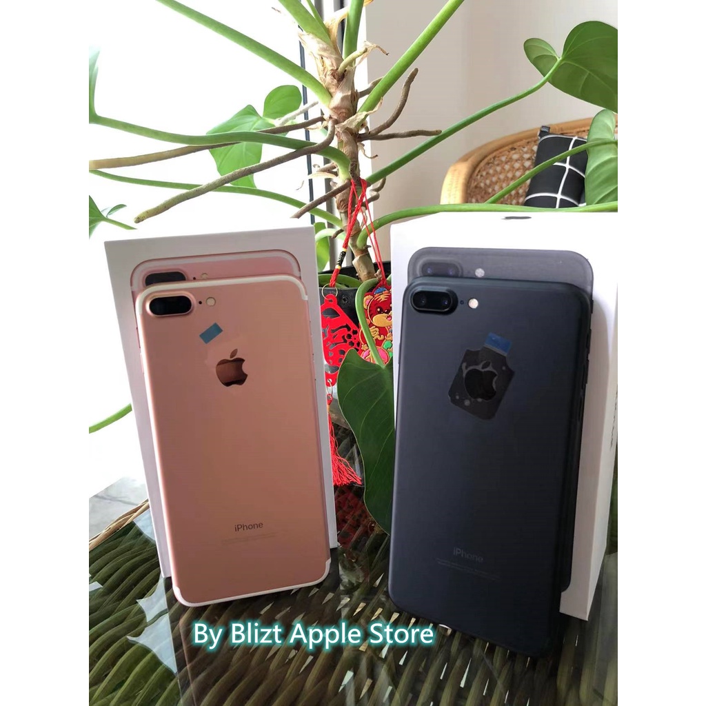 iPhone 7Plus 32GB All Sim Silent Fullset Original Second Like New Mulus100% 3utools All Green (Garansi 1 Tahun)