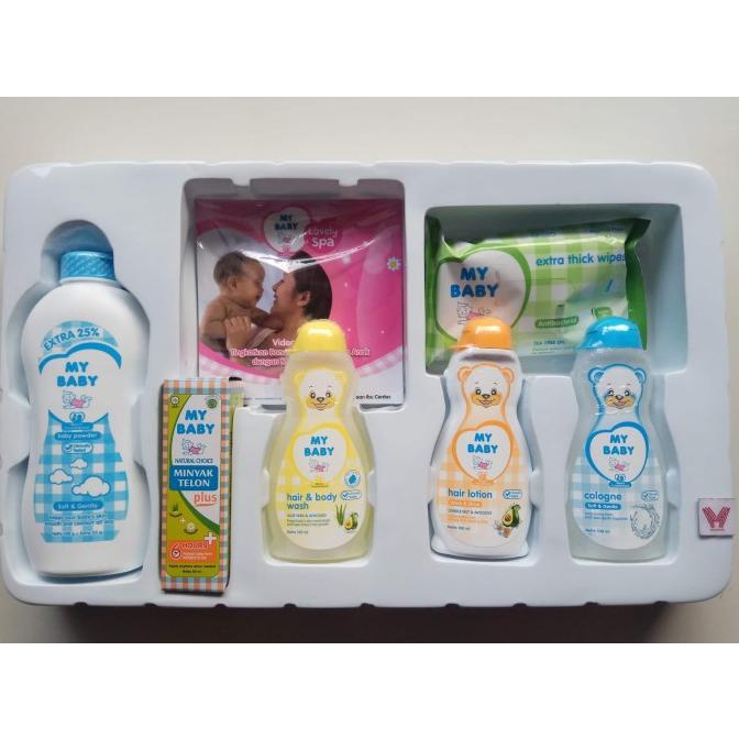 MY BABY Gift Box Set Kado/ Perlengkapan Mandi / Hadiah Bayi Baru Lahir