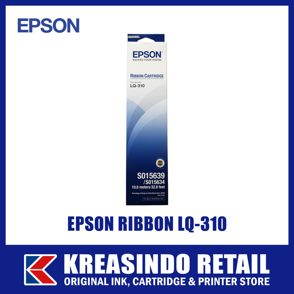 Epson Ribbon Cartridge / Pita / Tinta LQ 310 LQ310 Original