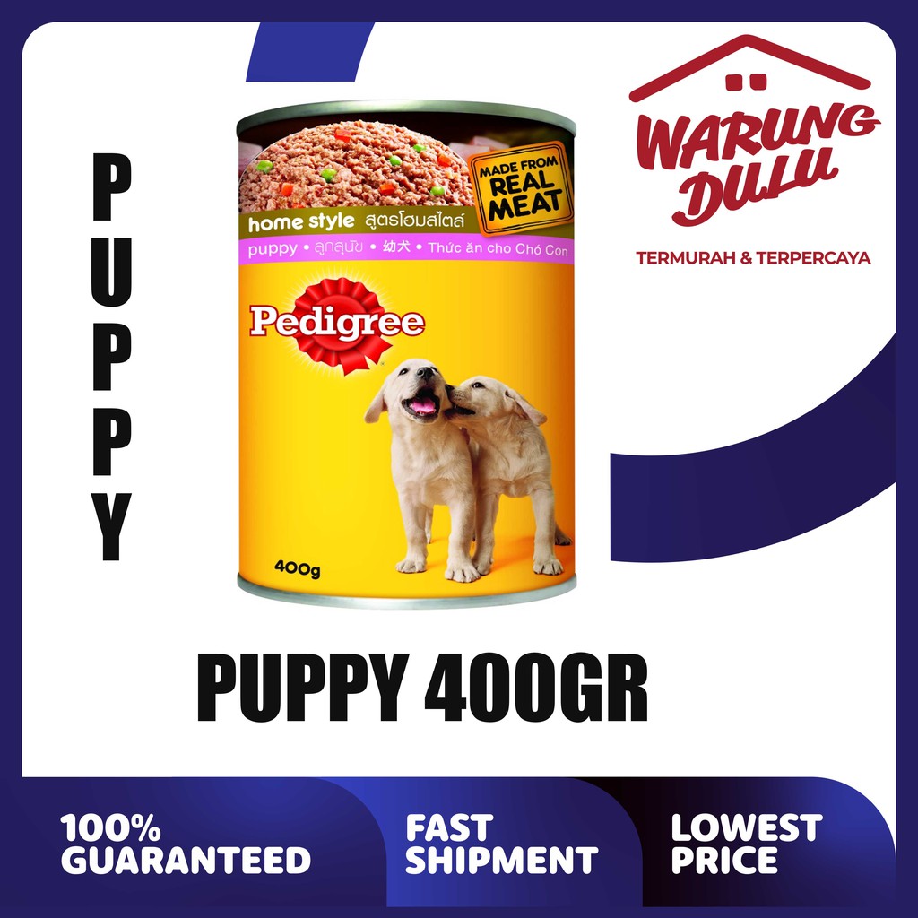 PEDIGREE PUPPY 400GR (KALENG)