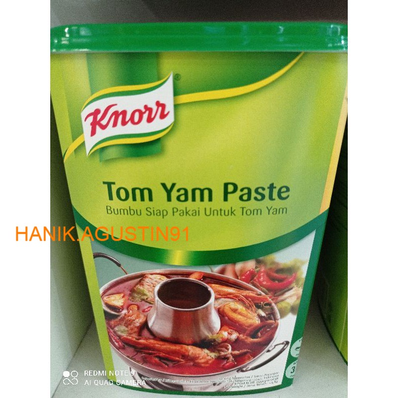 KNORR TOM YUM PASTE BUMBU TOM YAM TOMYUM TOMYAM 1,5 KG SS91
