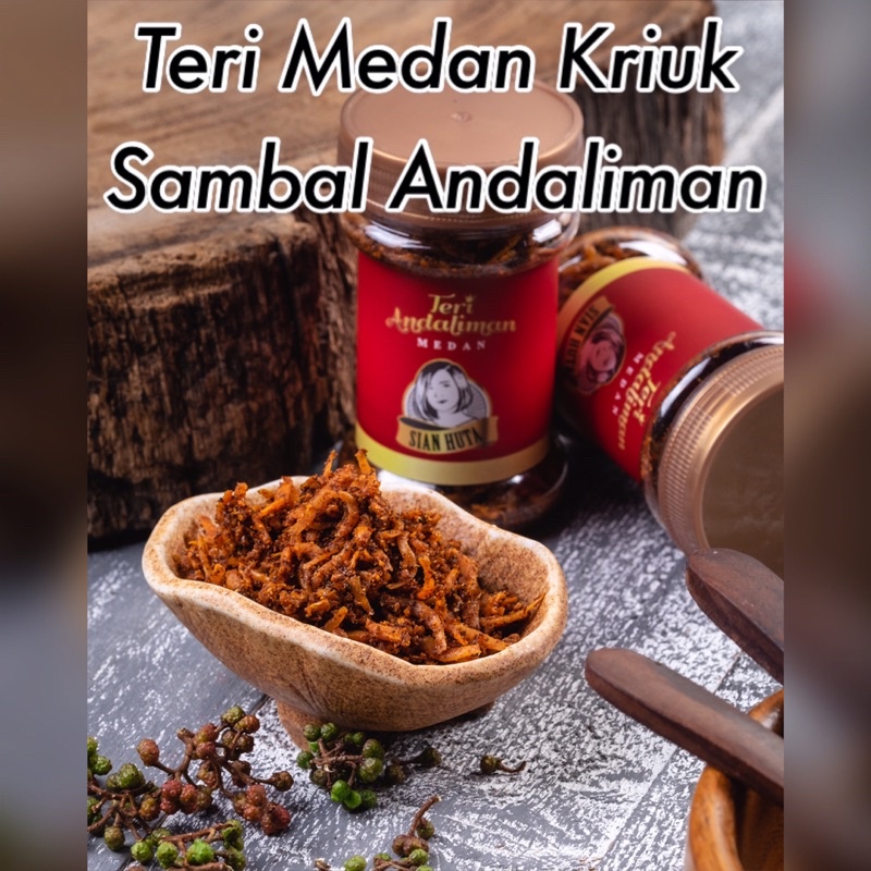 

Sambel Teri Kriuk Medan Andaliman & Teri Salted Egg | Teri Medan | Teri Tabur SNACKOPPA