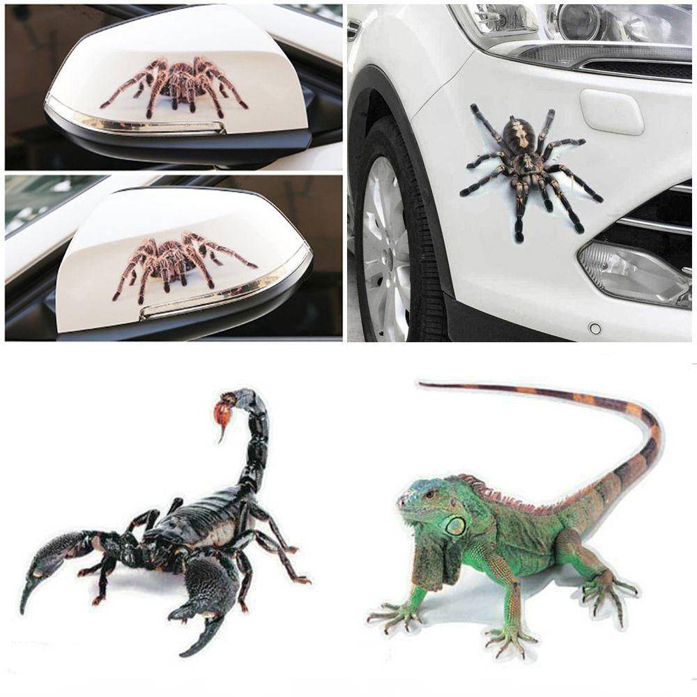 Stiker Mobil 3D Populer Jendela Kendaraan Baru Merangkak Spider