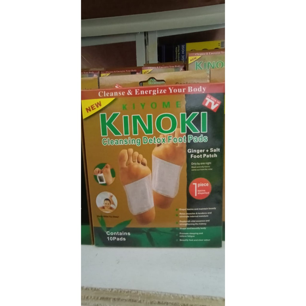 

KINOKI GOLD Koyo Kaki Ginger Plus Salt 1 BOX isi 10 pcs Detox Penyerap Racun Murah