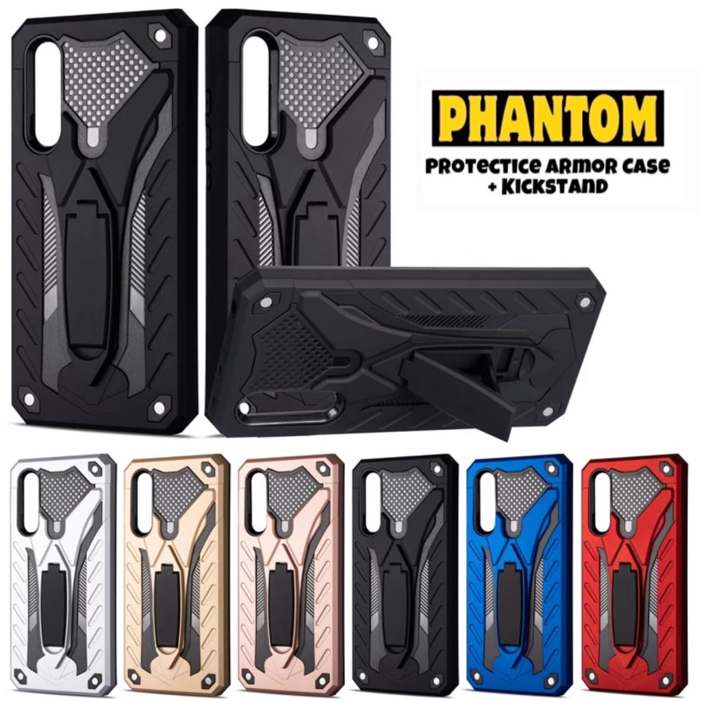 OPPO F1S A59 F5 F7 F9 F9 PRO F11 F11 PRO F15 Case Robot Phantom Hybrid Standing Kesing HP Robot Phan
