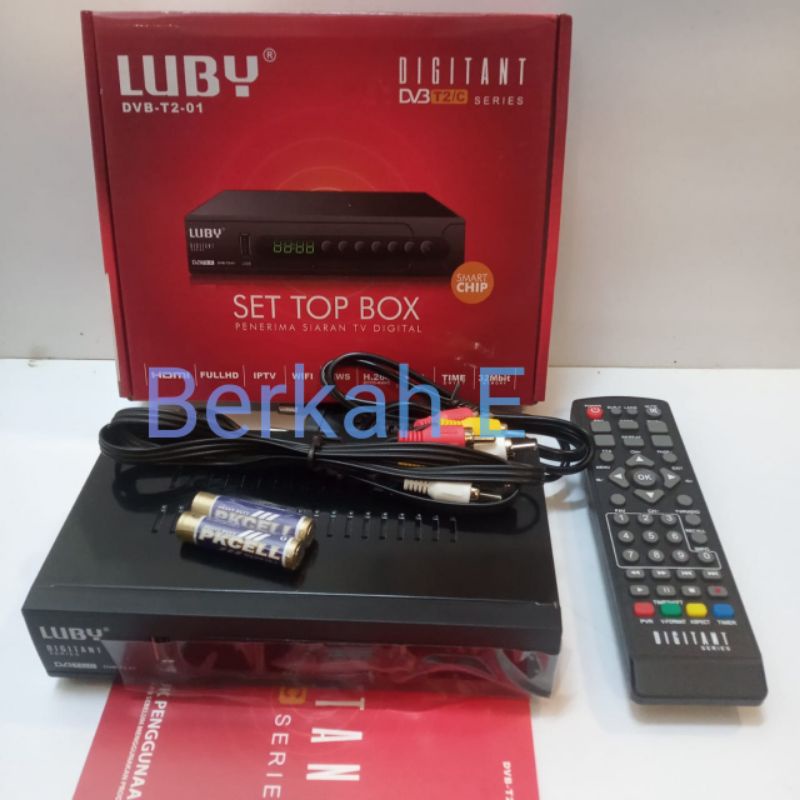 Set Top Box Luby  DVB T2 Siaran Digital