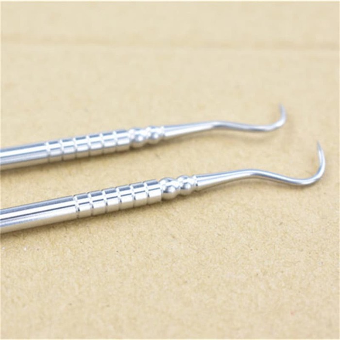 Double End Hook Tooth Probe instrument dental *SL06