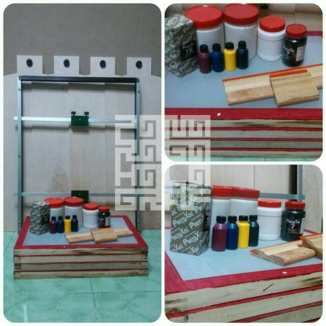 Paket Sablon Alat Sablon Pemula Full