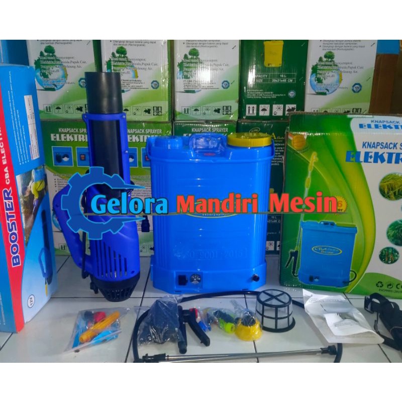 Sprayer Elektrik 16 Liter Komplit Sprayer Booster Blower 3 In 1