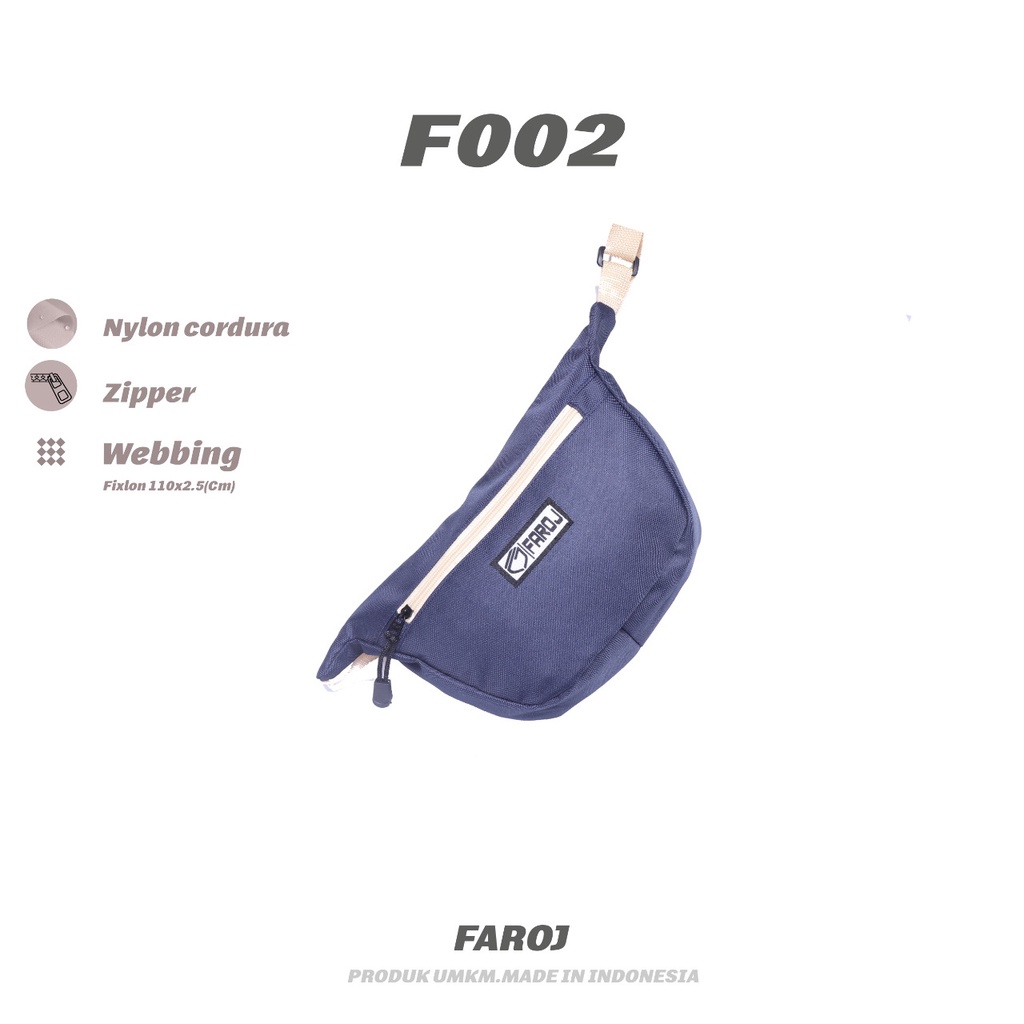 Tas Selempang Pria / Sling bag Pria Terbaru Original FAROJ FJ002