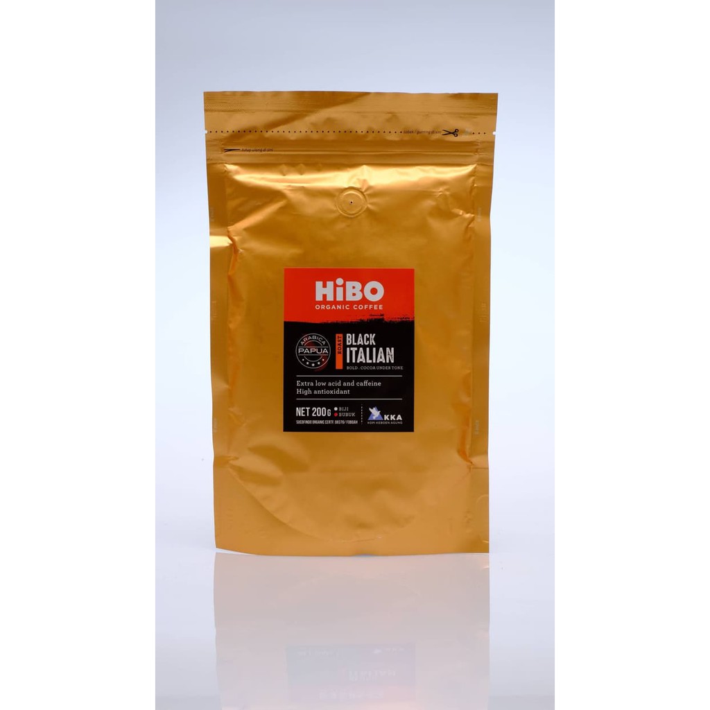 

KOPI ORGANIK HIBO BLACK ITALIAN 100 GR / ORGANIC COFFEE / MINUMAN